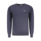 Accademia Militare Blue Cotton Men's Sweater