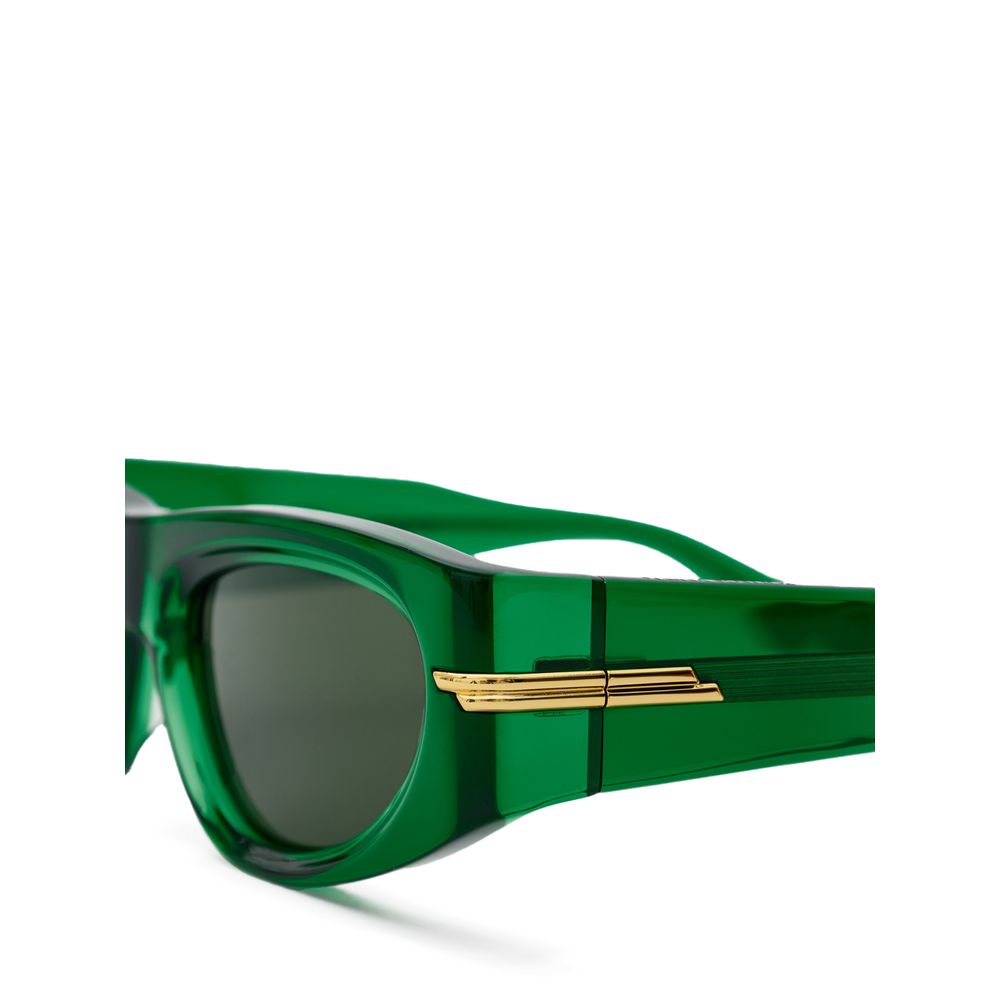 Bottega Veneta Green Acetate Sunglasses