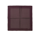 Tom Ford Bordeaux Silk Pocket Square