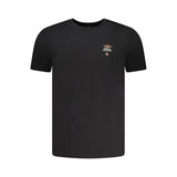Aeronautica Militare Black Cotton Men's T-Shirt
