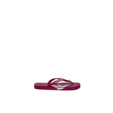 Emporio Armani Underwear Red Rubber Flip-Flop Sandals