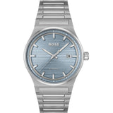 Hugo Boss Gray Stainless Steel Dress Watch