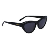 Ferragamo Black Acetate Sunglasses