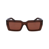 Ferragamo Brown Acetate Sunglasses