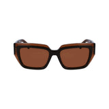 Ferragamo Brown Acetate Sunglasses