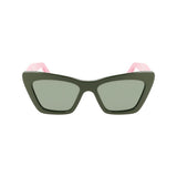 Ferragamo Bicolor Acetate Sunglasses