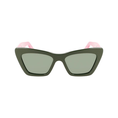 Ferragamo Bicolor Acetate Sunglasses