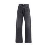 Margiela Black Cotton High-Waisted Jean