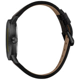 Just Cavalli Black Leather Dress Watch