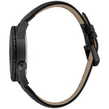 Just Cavalli Black Leather Dress Watch