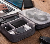 Two Layer Waterproof Multifunctional Data Cable Storage Bag