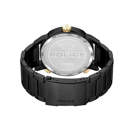 Police Black Stainless Steel Dress Watch