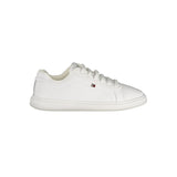 Tommy Hilfiger Bianco Polyurethane Women Sneaker