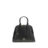 PINKO Black Calf Leather Bos Taurus Shoulder Bag