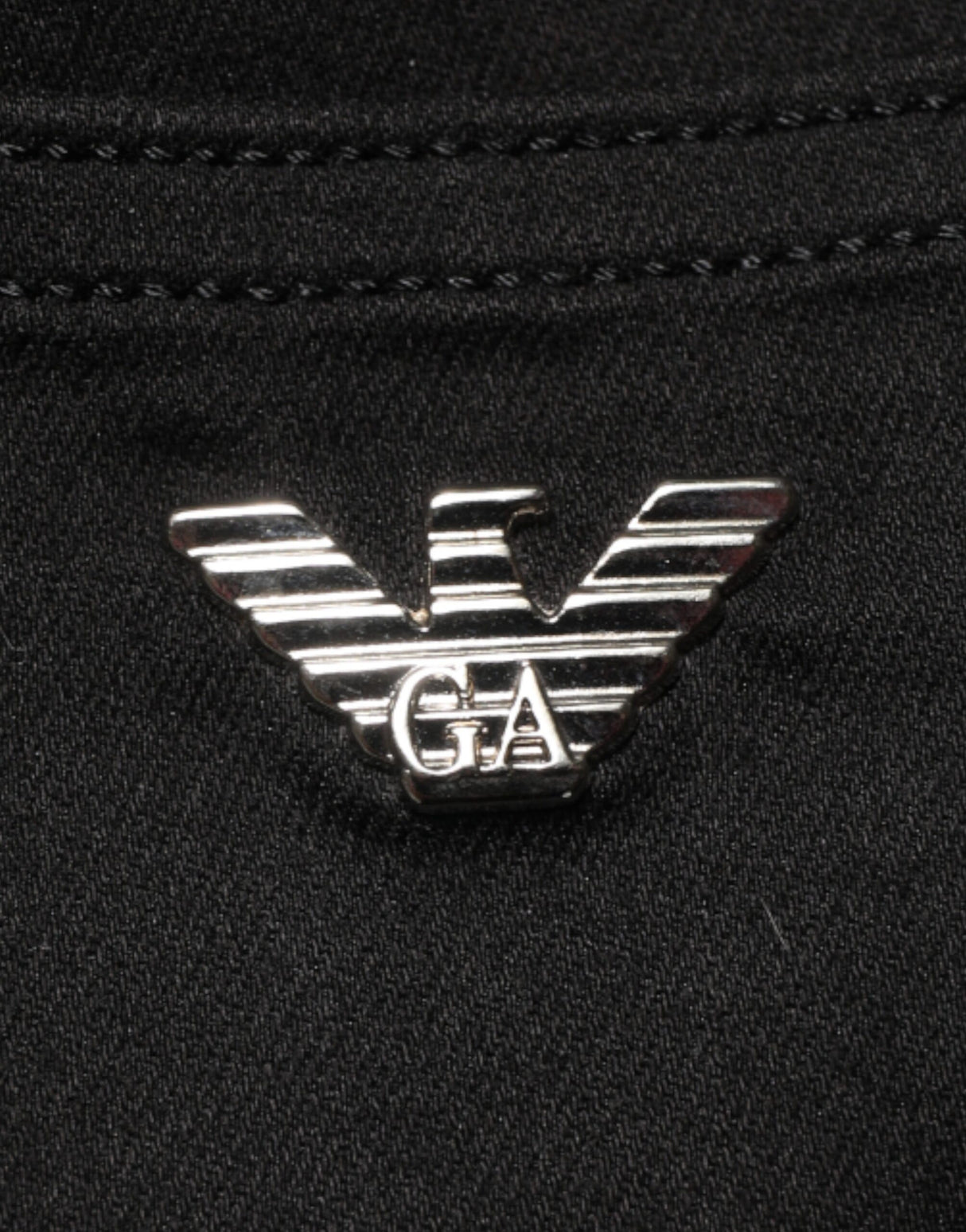 Armani Jeans Black Mid Waist Cotton Stretch Skinny Denim Jeans