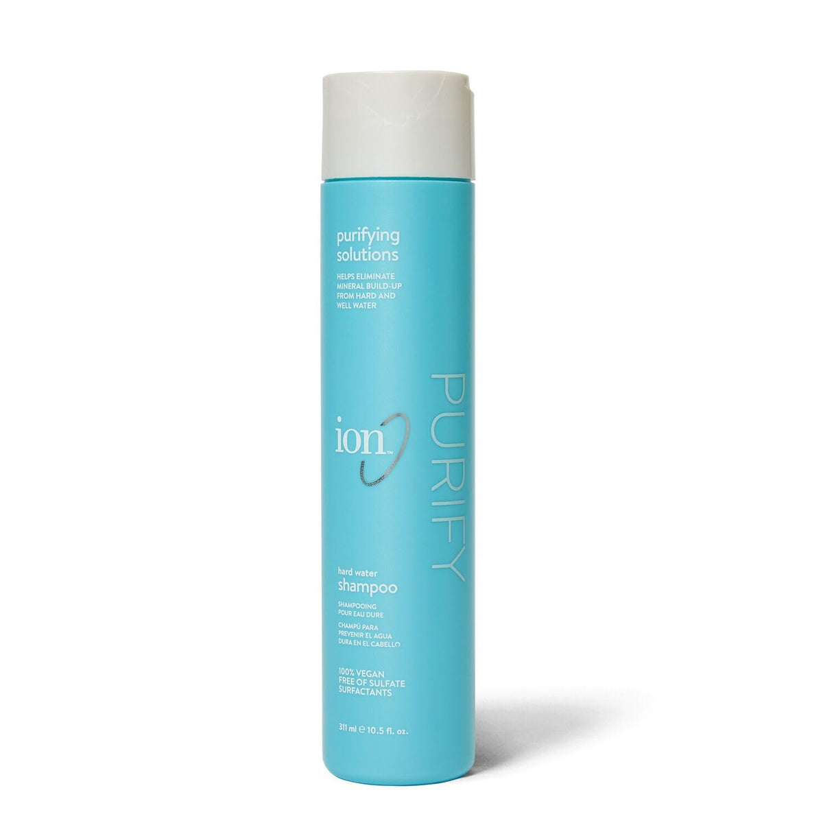 ion Purifying Solutions Hard Water Shampoo Gentle Cleansing For All Hair Types Prevents Hard Water Buildup 10.5 oz.