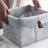 Felt Storage Basket for Clothing and Organization