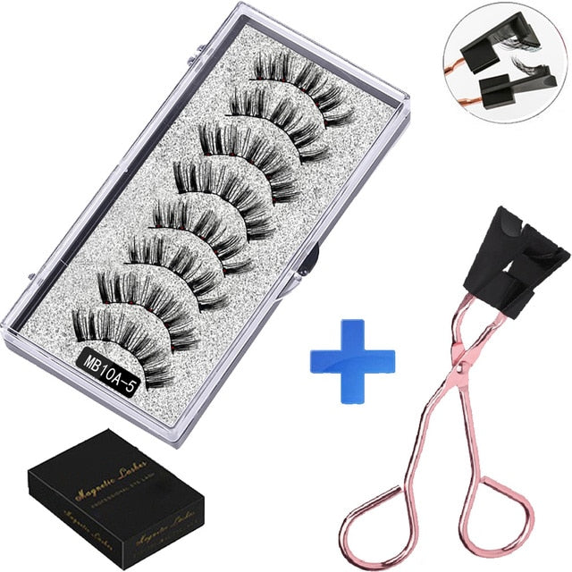 MBA 5 Magnetic Eyelashes Curler Set