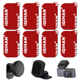 Sticky Adhesive Pads Replacement for Car Dashboard Magnetic Phone Mount Holder Base 8pcs Rectangle Heat Resistance Double-Side Sticker Tapes for Magnet Car Phone Stand Cradle & Windshield Dash Cam