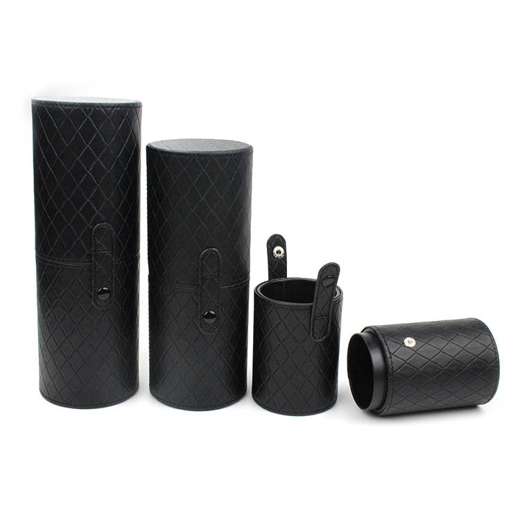 Geometric Makeup Brush Holder with Dustproof Design