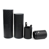 Geometric Makeup Brush Holder with Dustproof Design