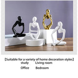 Mini Abstract Character Ornament for Creative Home Decor