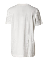 Dolce & Gabbana White Logo Crew Neck Short Sleeves T-shirt
