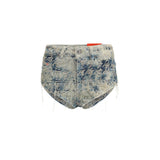 Diesel Light Blue Cotton Bermuda Shorts