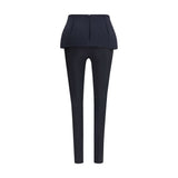 Diesel Black Polyester Casual Pants