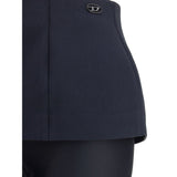 Diesel Black Polyester Casual Pants