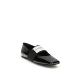 Givenchy Black Leather Ballet Flats