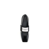 Givenchy Black Leather Ballet Flats