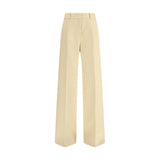 Ermanno Scervino Bicolor Fleece Wool Casual Pants