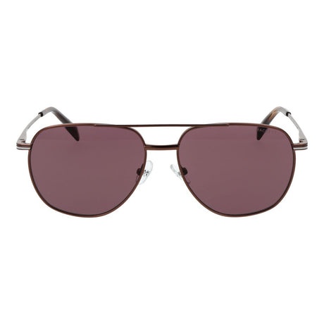 Hackett Brown Metal Sunglasses