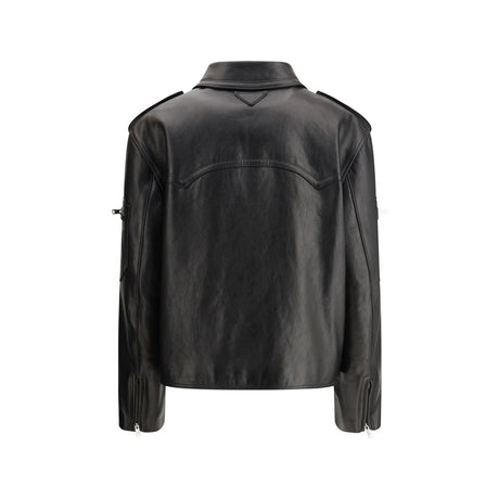 Prada Black Leather Jacket