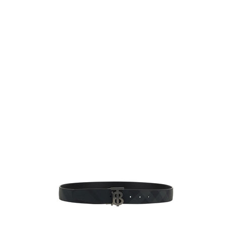 Burberry Black Calf Leather Bos Taurus Regular Belt
