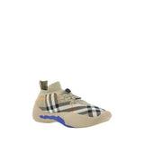 Burberry Brown Polyester Athletic Sneakers