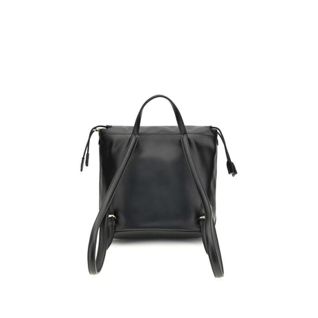 Fendi Black Calf Leather Bos Taurus Backpack
