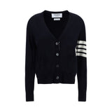Thom Browne Blue Merino Wool Polo Shirt