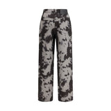 Fendi Black Cotton Straight-Leg Jeans