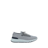 Brunello Cucinelli Gray Rubber Low Top Sneakers