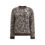 Prada Brown Fleece Wool Sweatshirt