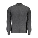 North Sails Grigio Wool Men Cardigan