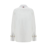 Thom Browne White Cotton Dress Shirt