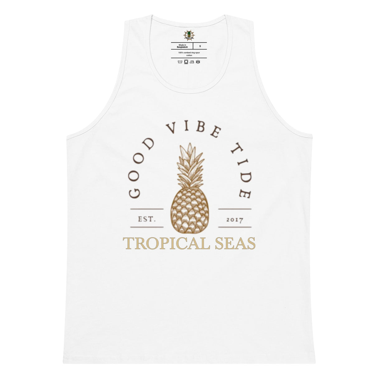 Men’s Premium Vintage Pineapple Tank Top