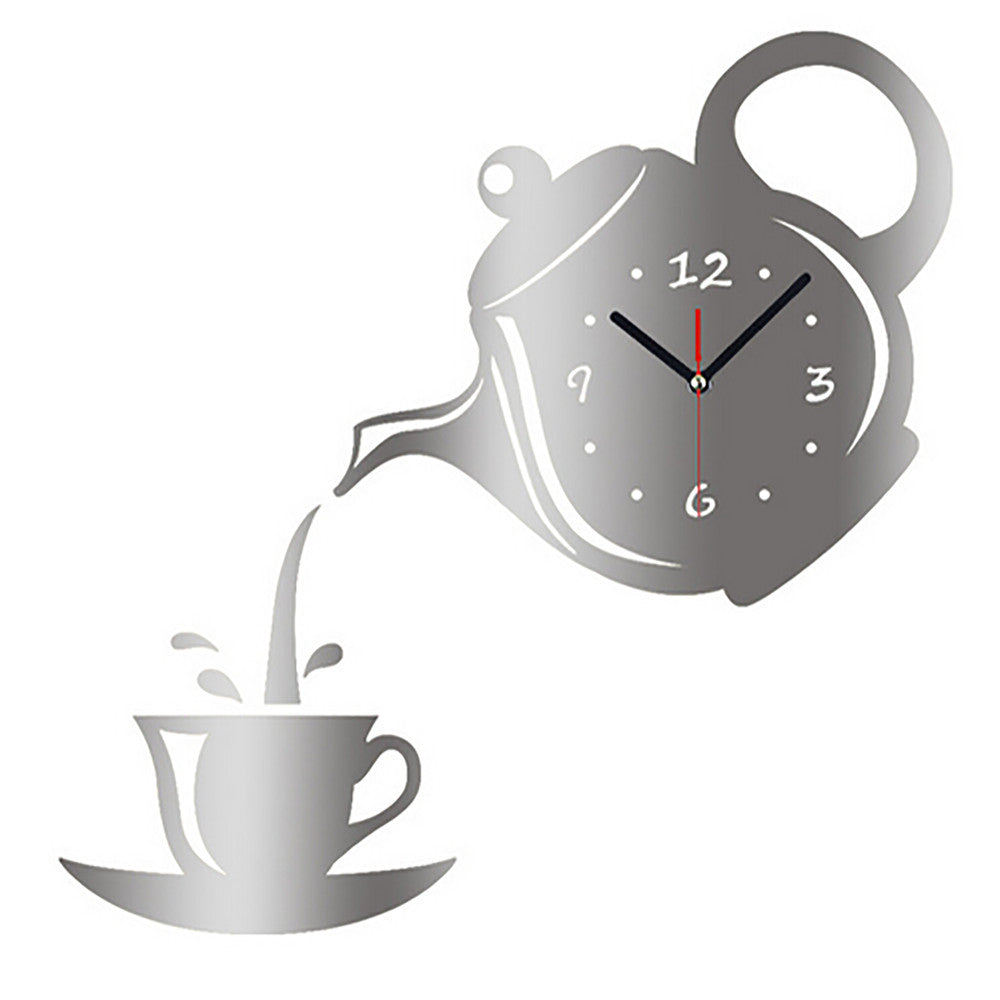 3D Acrylic Wall Clock - Creative DIY Home Decor