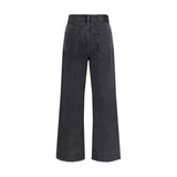 Chloé Black Cotton High-Waisted Jean