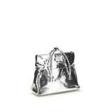 Margiela Silver Calf Leather Bos Taurus Handbag