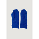 Vero Moda Blue Marabou Gloves