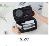 Double Layer Cosmetic Bag for Travel and Makeup Storage